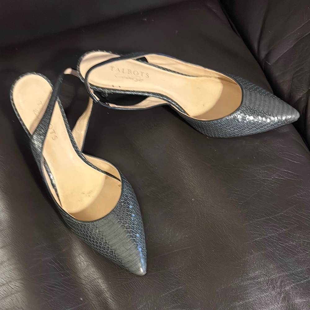 Talbots Women's Grey Slingback Shoes